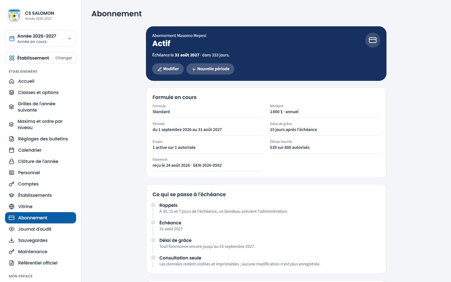 Abonnement vu par Genius ICT (ordinateur)