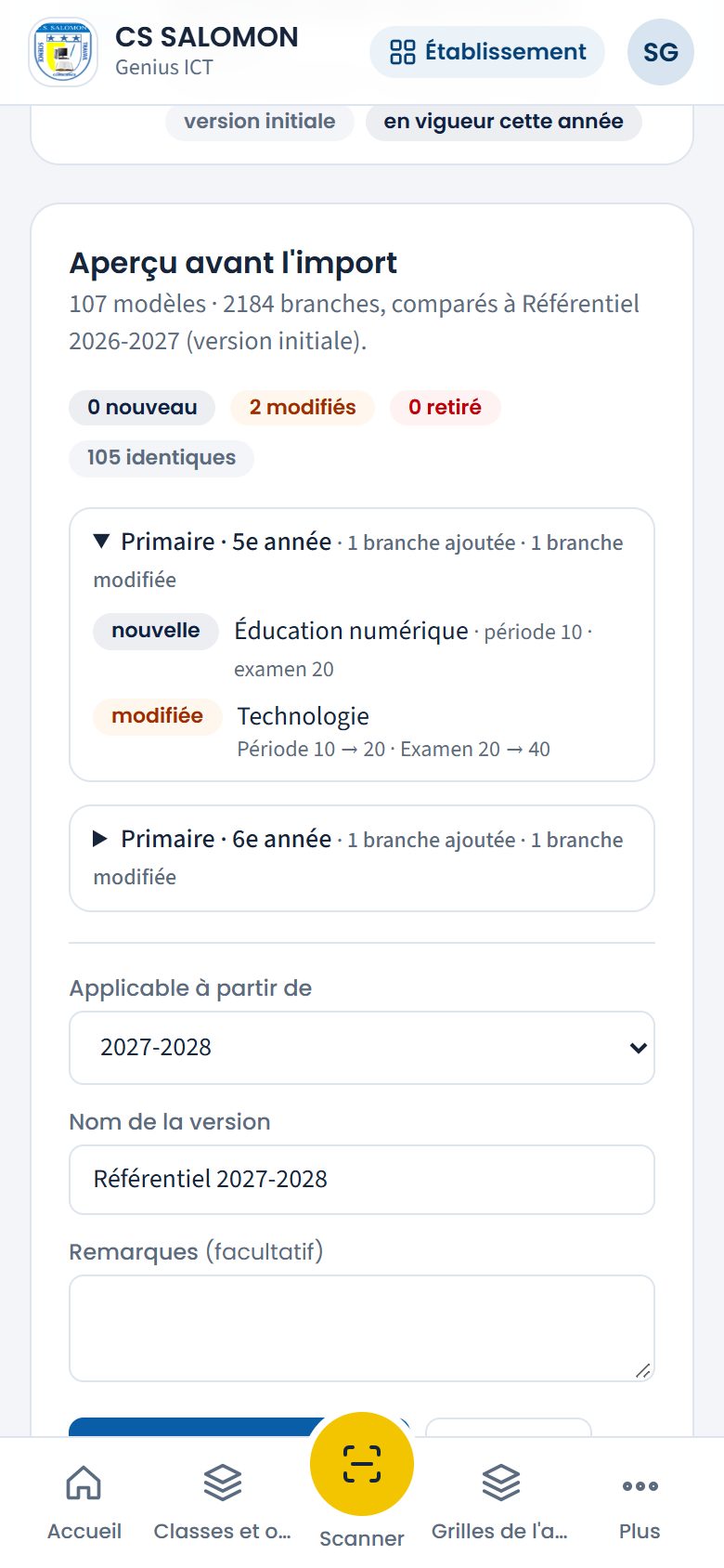 Détail d'un modèle modifié (téléphone)