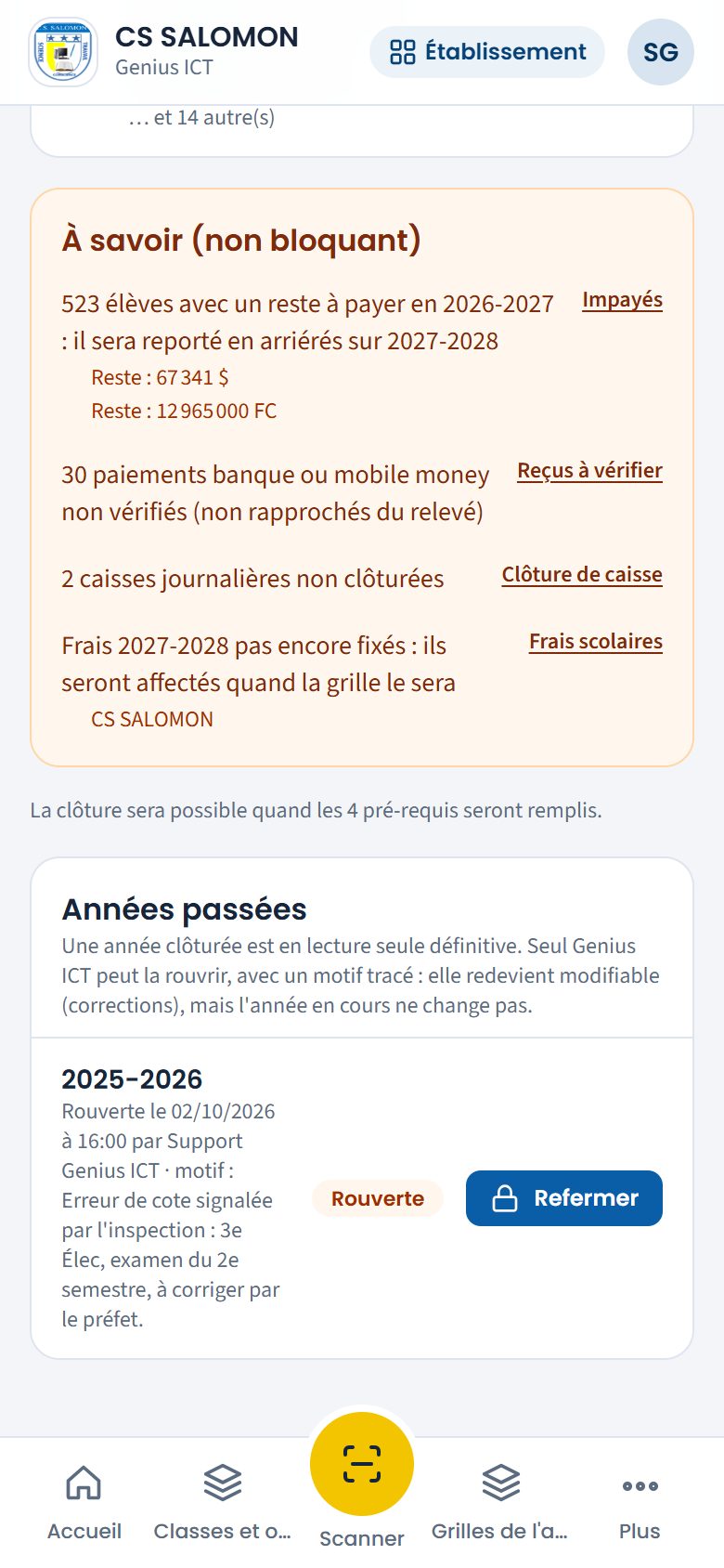 Année rouverte (téléphone)