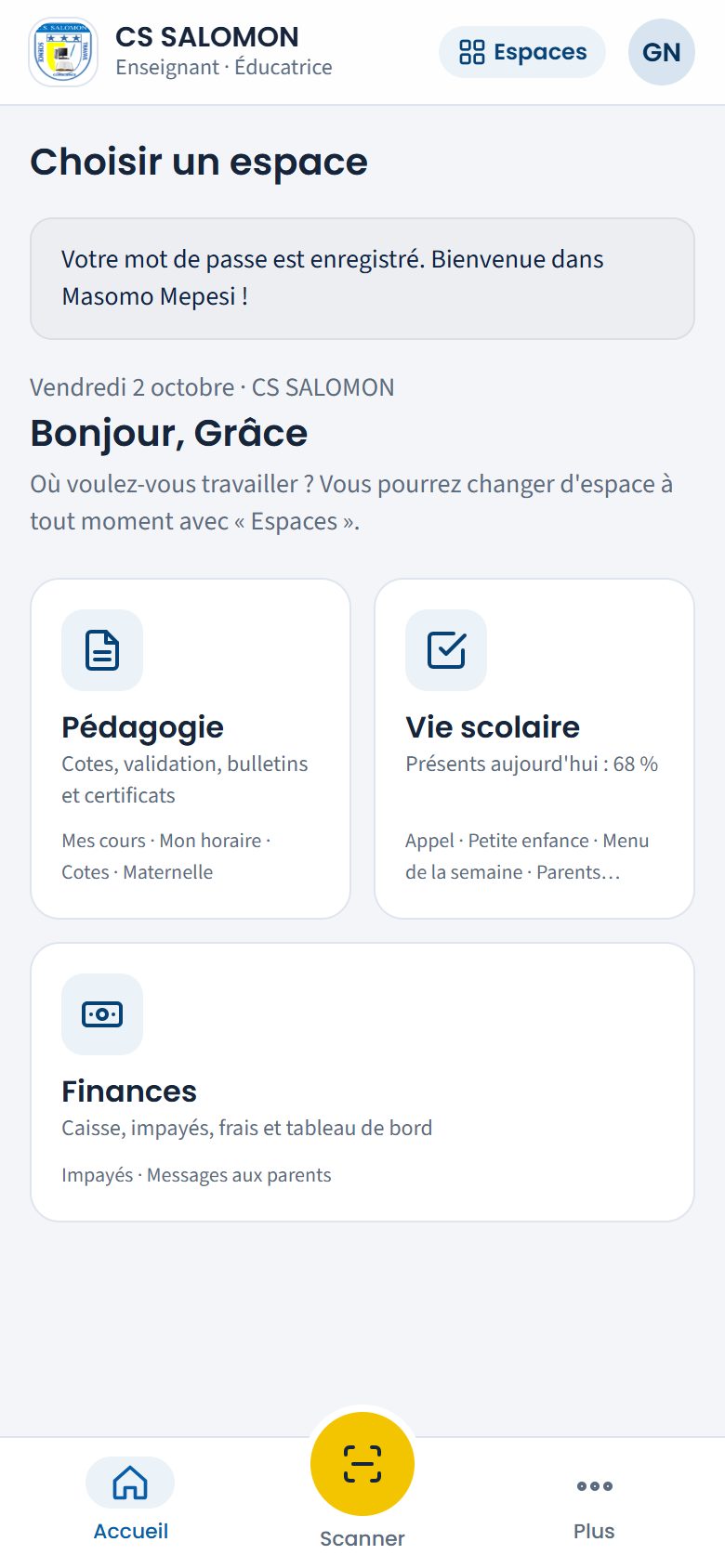 Mot de passe enregistré (téléphone)