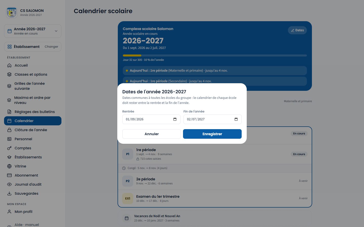 Dates communes de l'année (ordinateur)