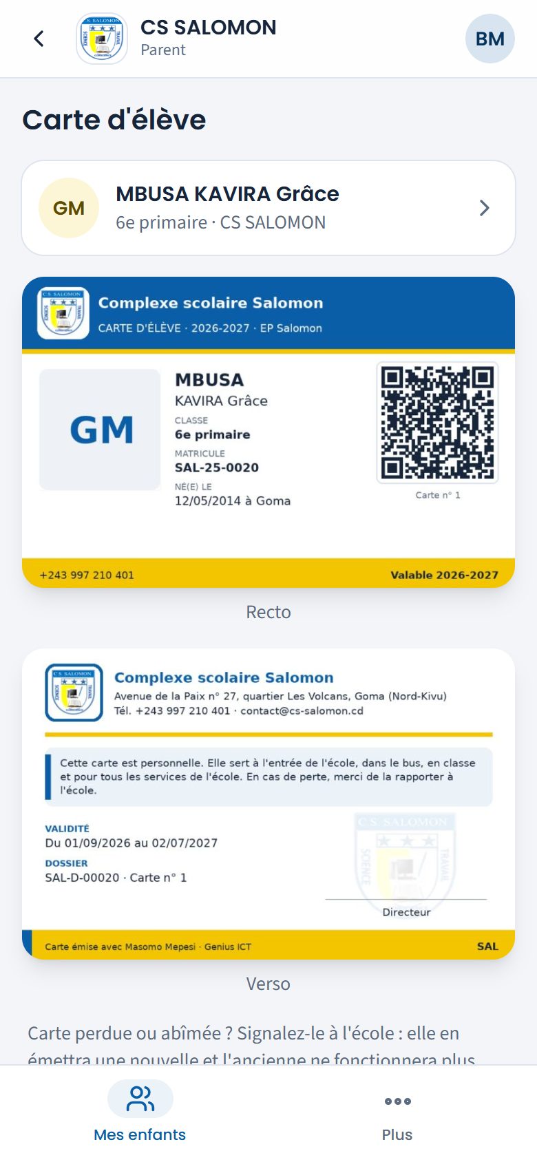 Carte de Grâce (téléphone)