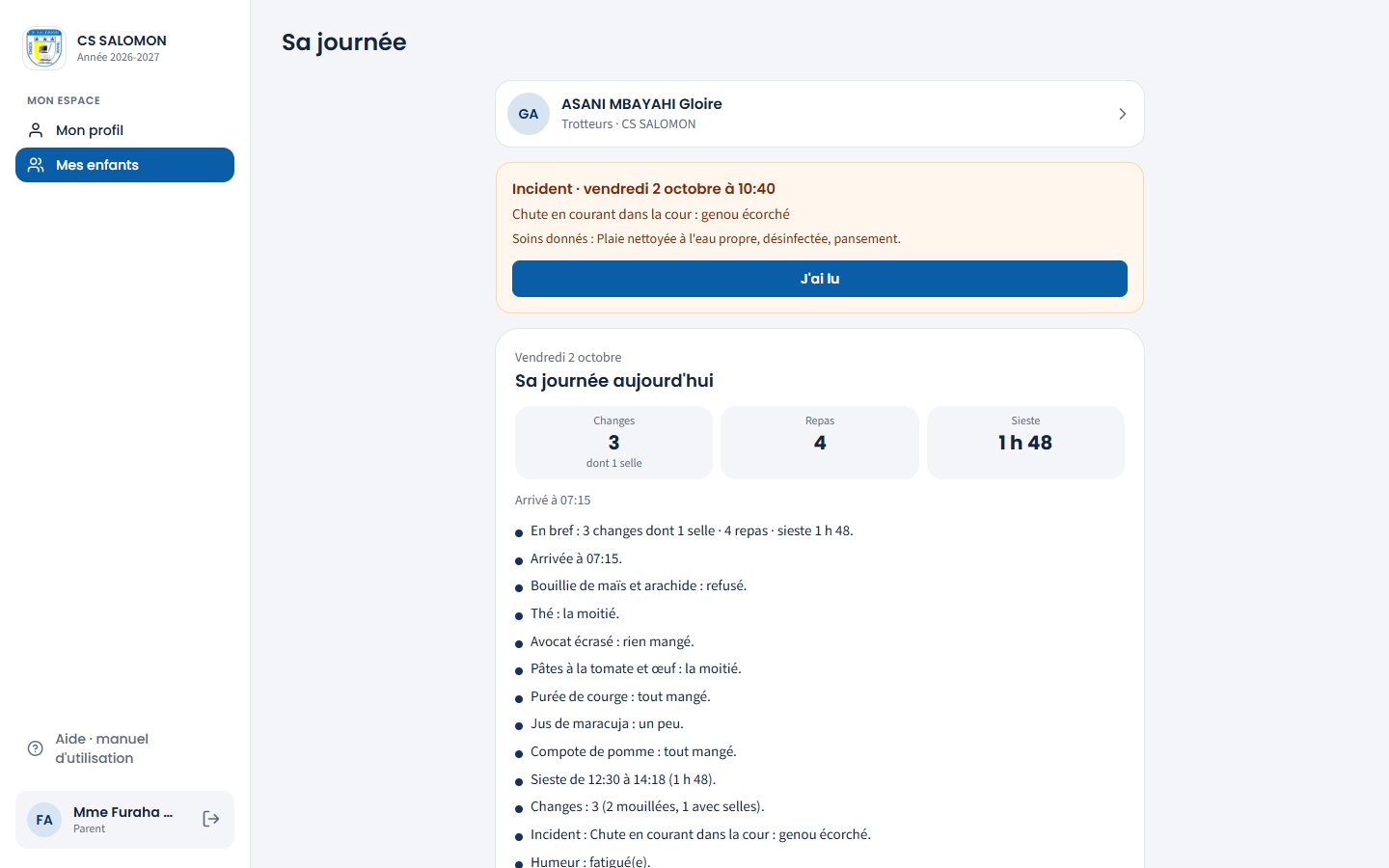 Incident et journée de Gloire (ordinateur)