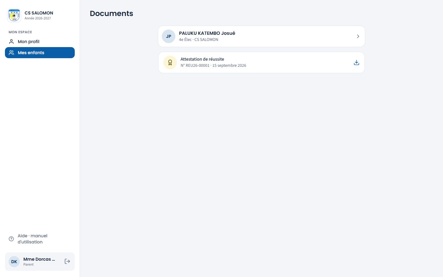 Documents de Josué (ordinateur)