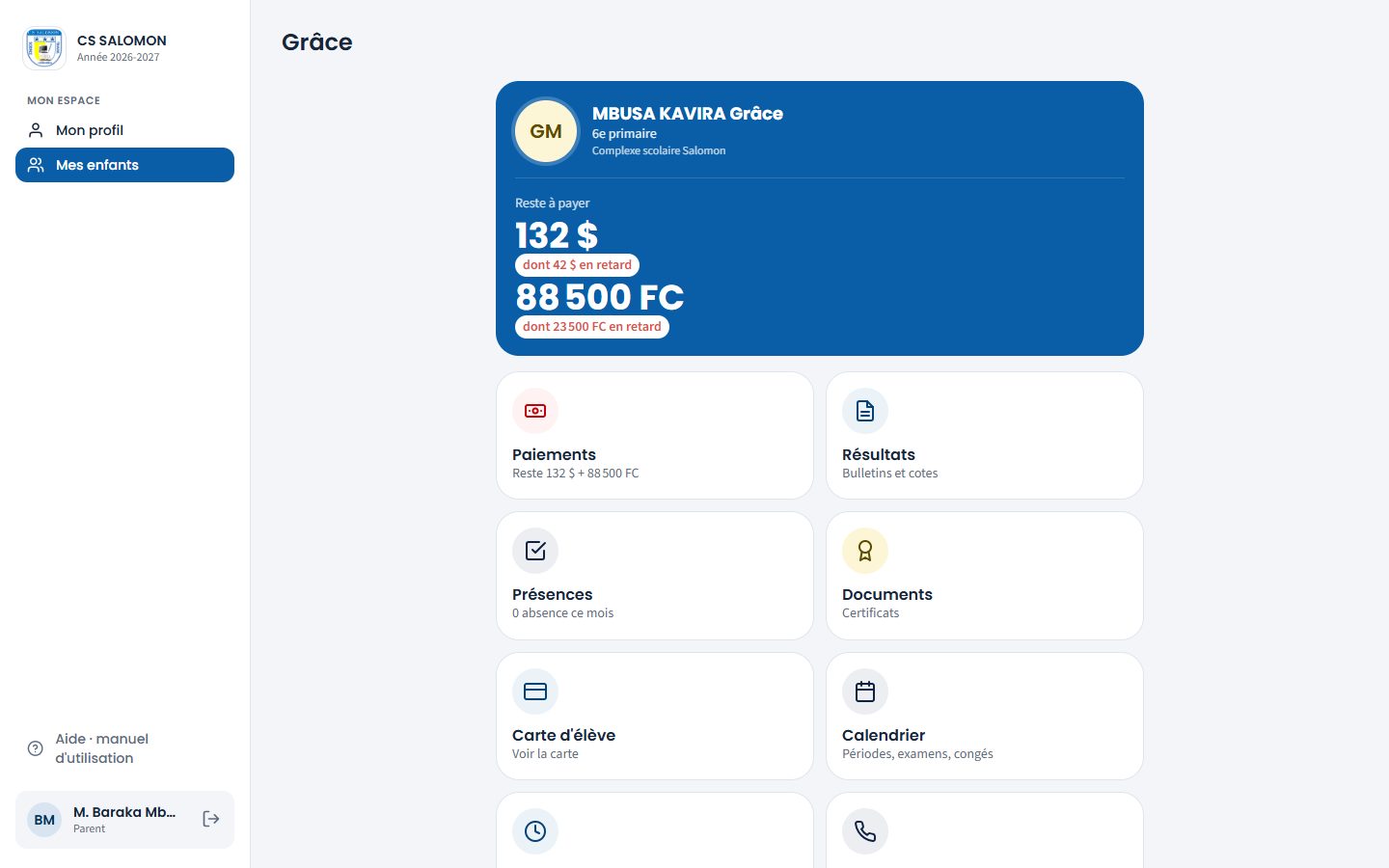 Fiche de Grâce (ordinateur)
