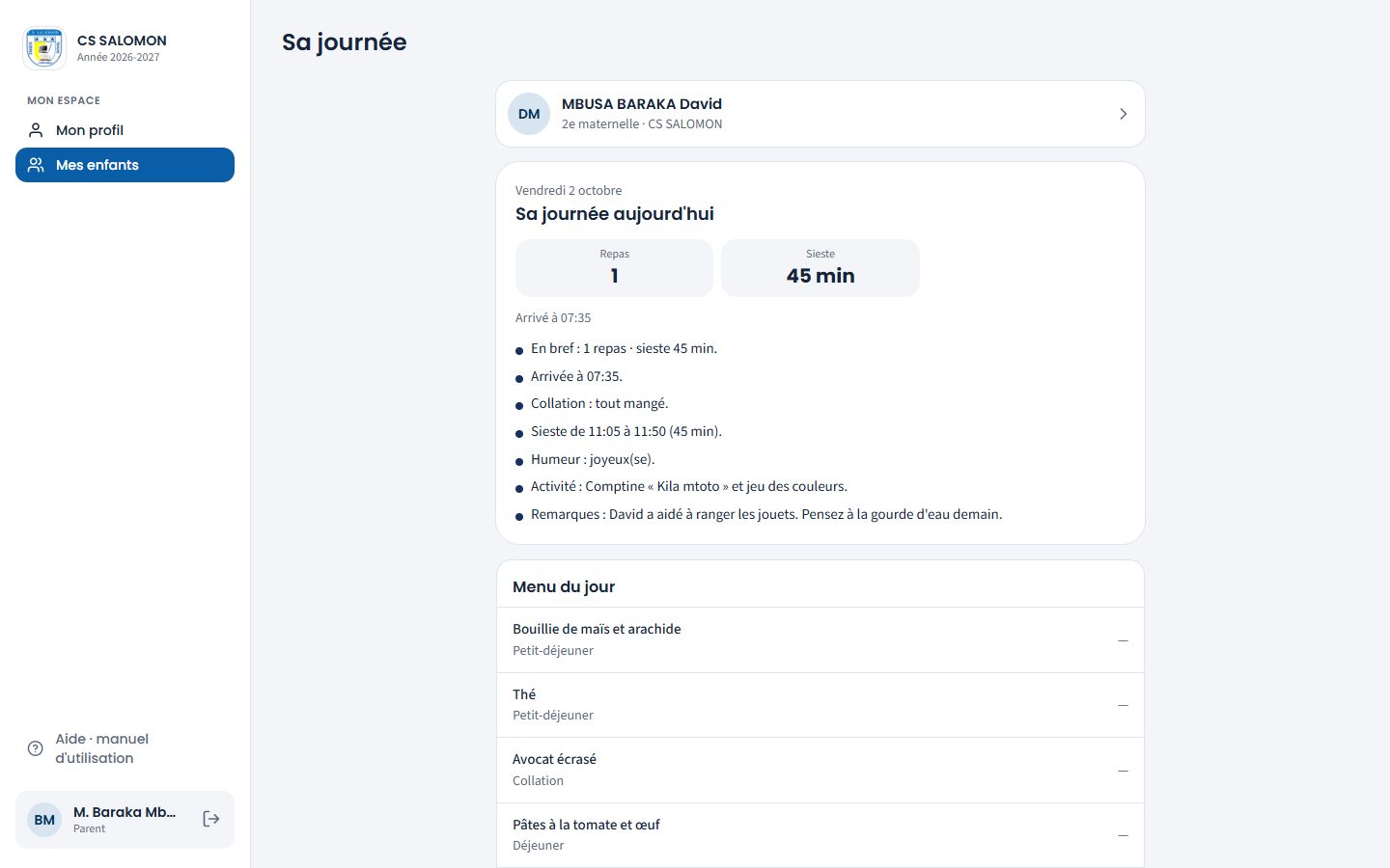 Journée de David (ordinateur)