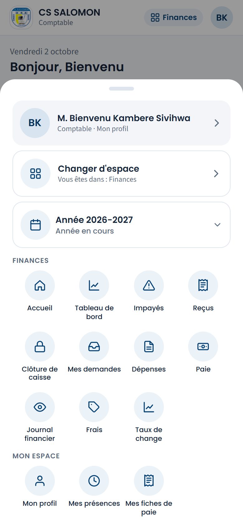 Feuille Plus du comptable (téléphone)