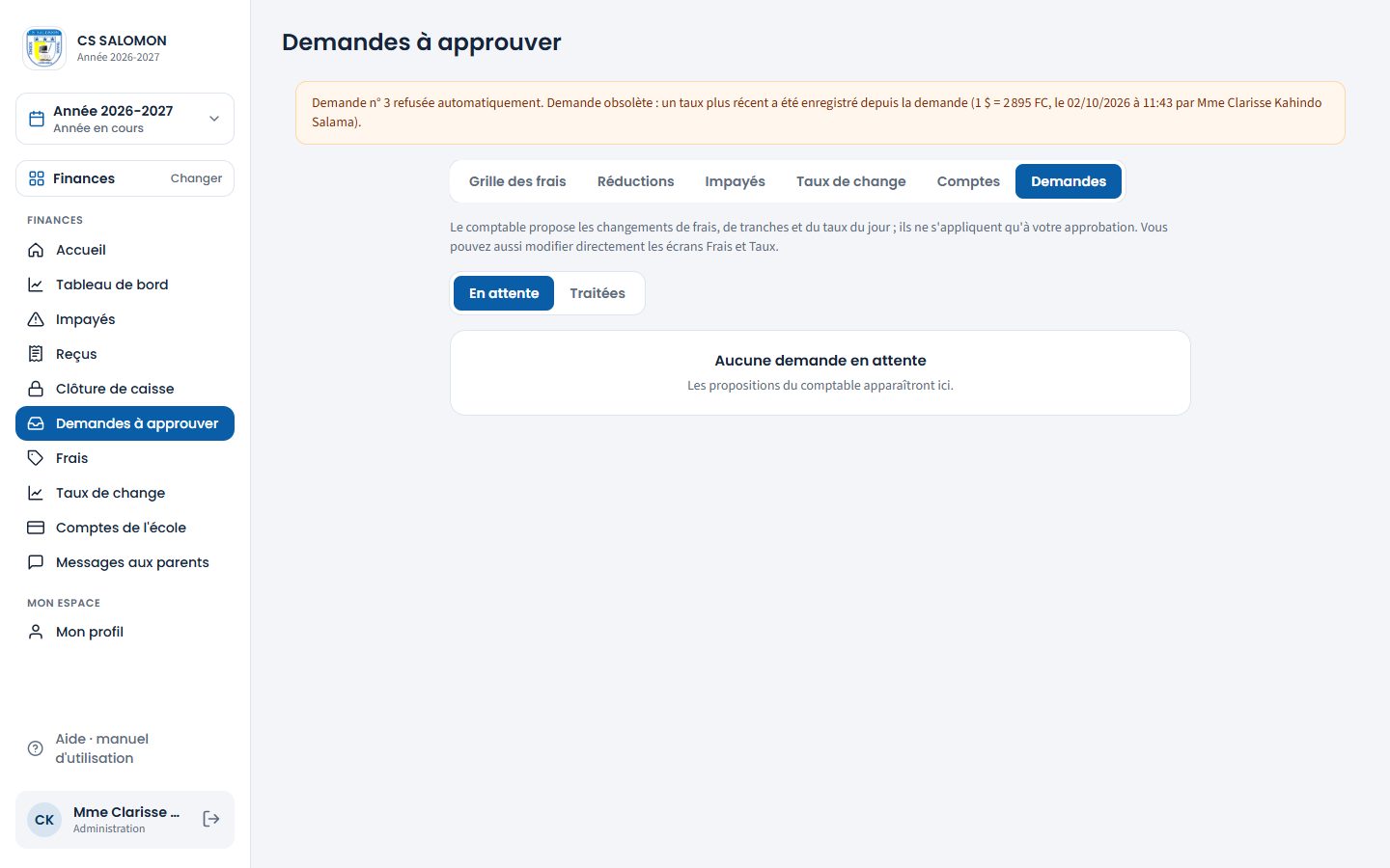Demande refusée automatiquement car obsolète (ordinateur)