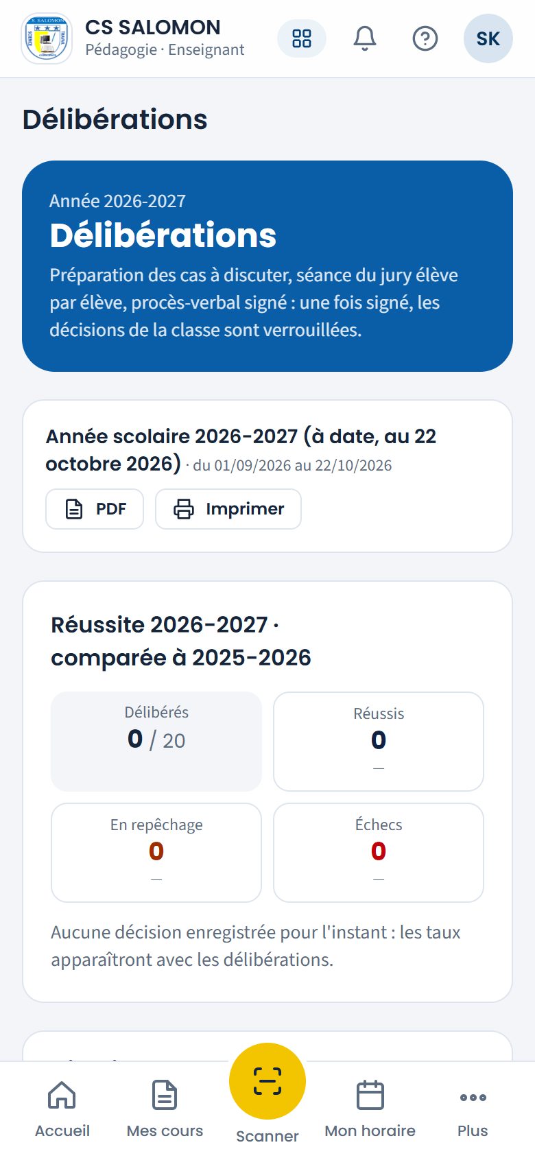 Délibérations vues par la titulaire (téléphone)