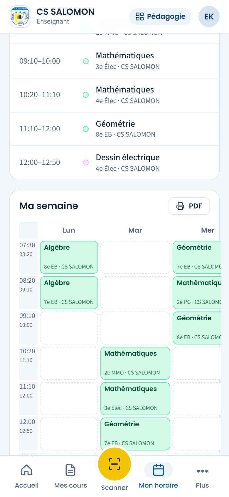Ma semaine (téléphone)